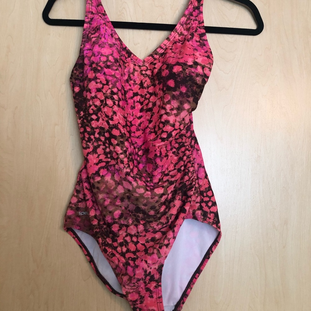 Unused pink and black swimsuit